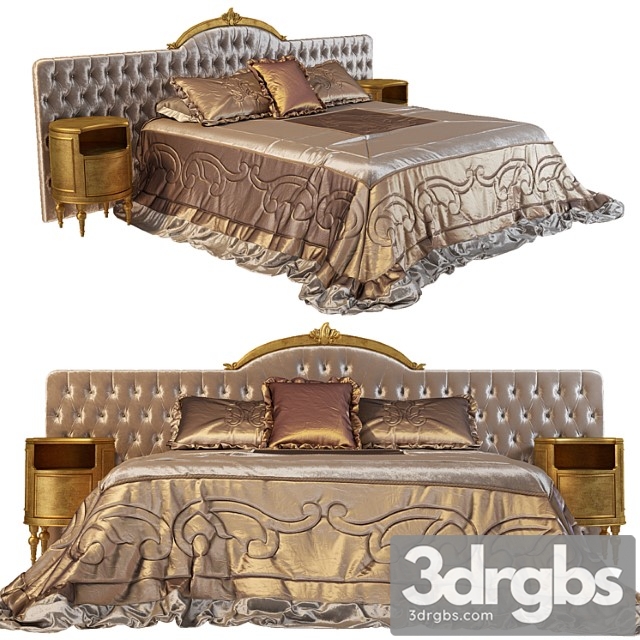 Bed stradivari 2 3dsmax Download - thumbnail 1