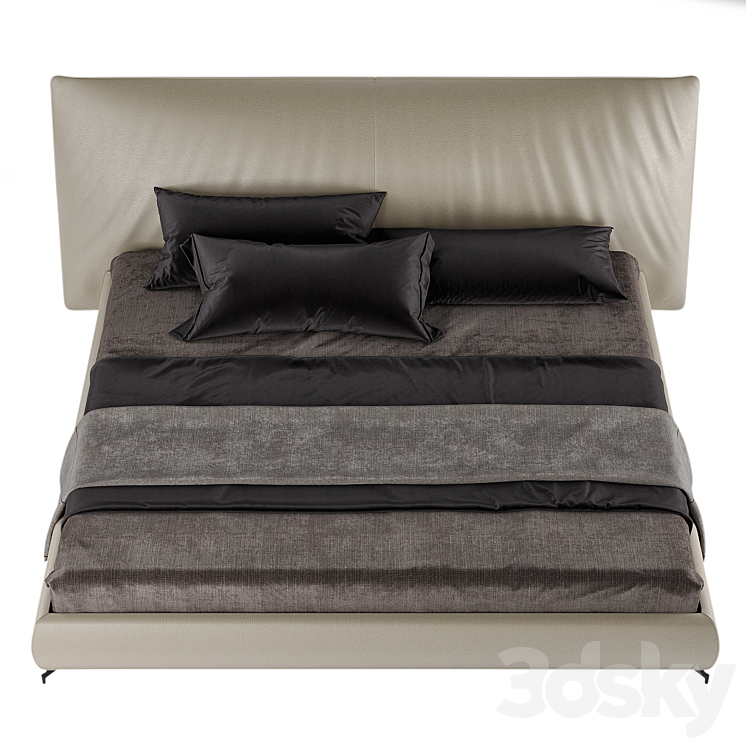 Bed Suite ISU Alivar 3DS Max Model - thumbnail 2