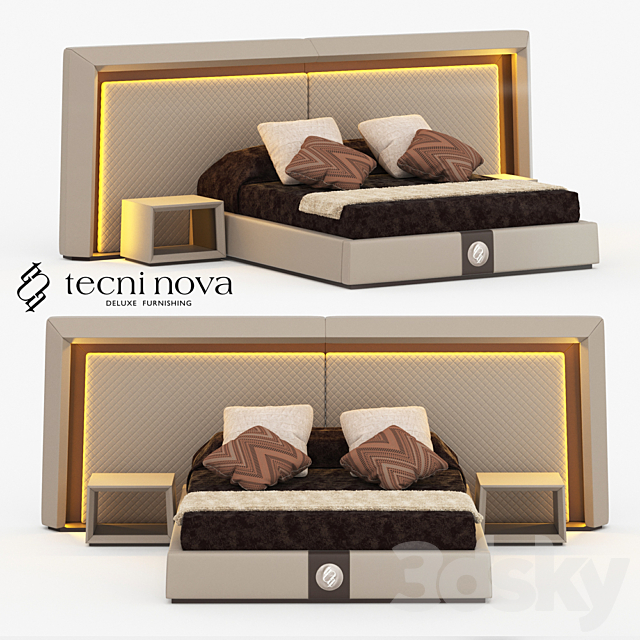 Bed tecni nova 3DSMax File - thumbnail 1