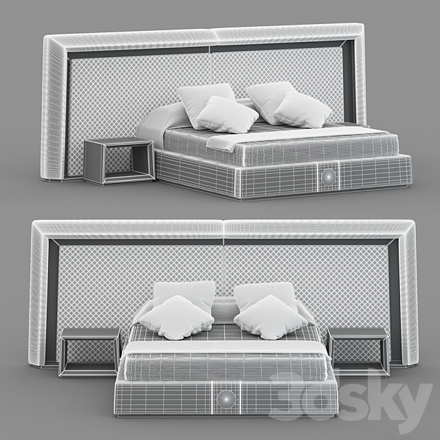 Bed tecni nova 3DSMax File - thumbnail 2