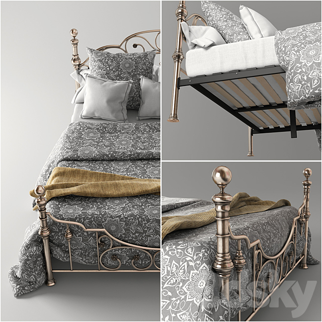 Bed Tetchair VICTORIA 3DSMax File - thumbnail 2