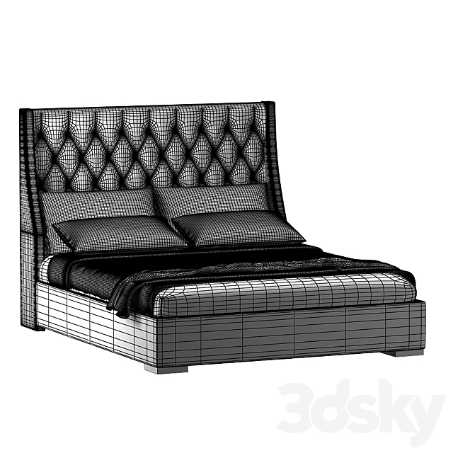 Bed Tiffany (1400) 3DSMax File - thumbnail 2