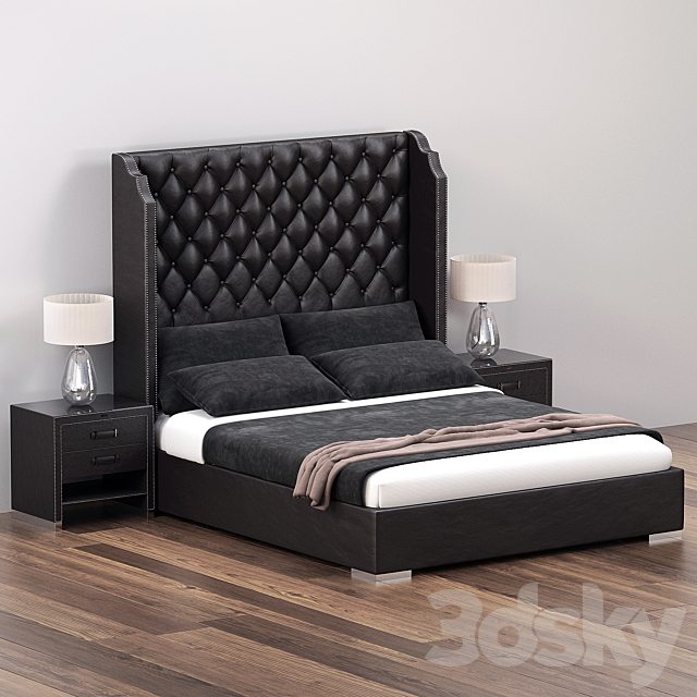 Bed Tiffany 2 3DSMax File - thumbnail 1