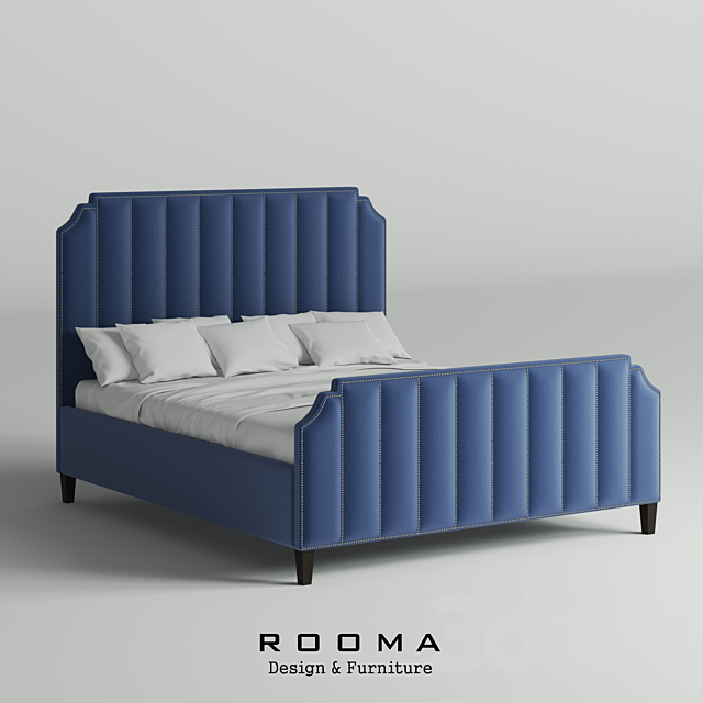 Bed Tory Rooma Design 3DSMax File - thumbnail 1