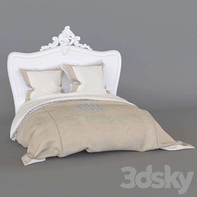 Bed Trianon 3DSMax File - thumbnail 1