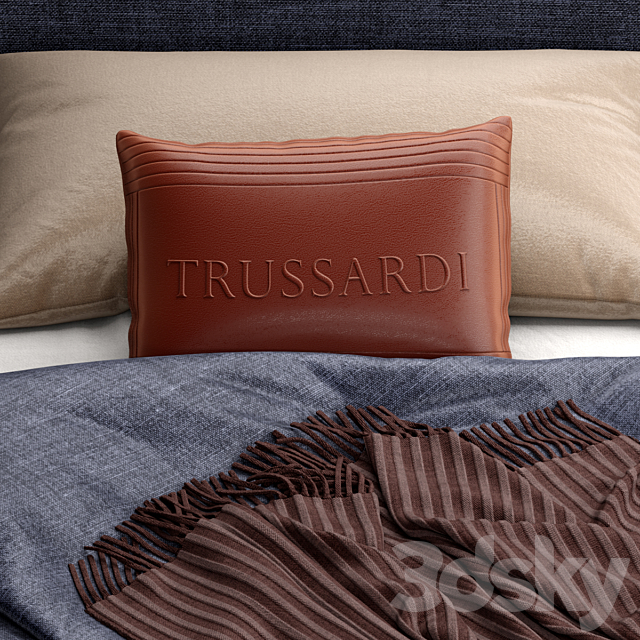 Bed trussardi DEVEN BED 3DSMax File - thumbnail 2