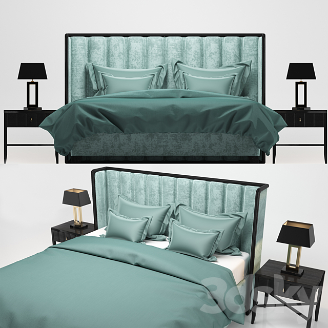 Bed TRUST Selva Philipp LETTI E COMODINI 3DSMax File - thumbnail 2