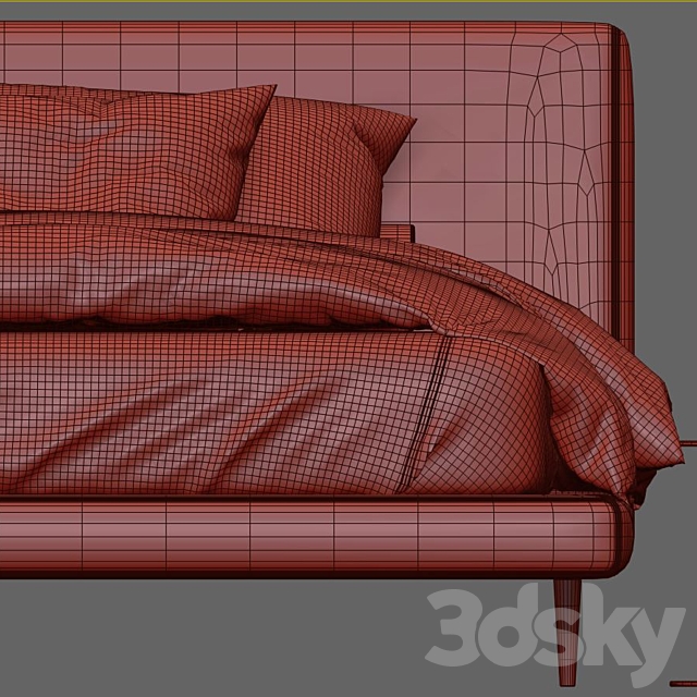 Bed TULISS _ Désirée divani 3DSMax File - thumbnail 3