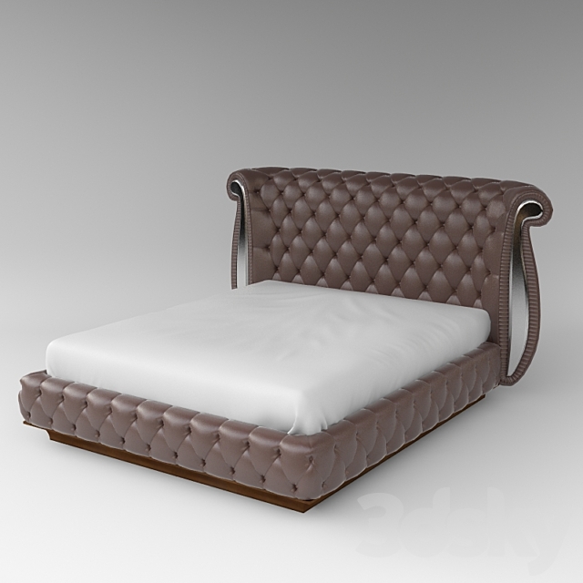 bed TURRI 3DS Max Model - thumbnail 1