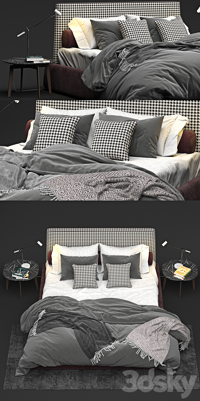 Bed Twils Byron 3DSMax File - thumbnail 2