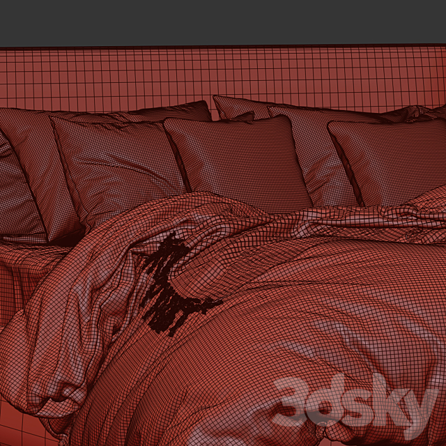 Bed Twils Byron 3DSMax File - thumbnail 3