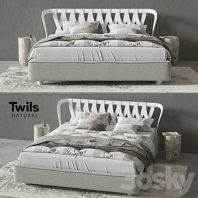 Bed Twils NATURAL 3DSMax File - thumbnail 1