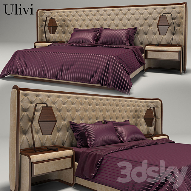 Bed Ulivi 3DSMax File - thumbnail 1