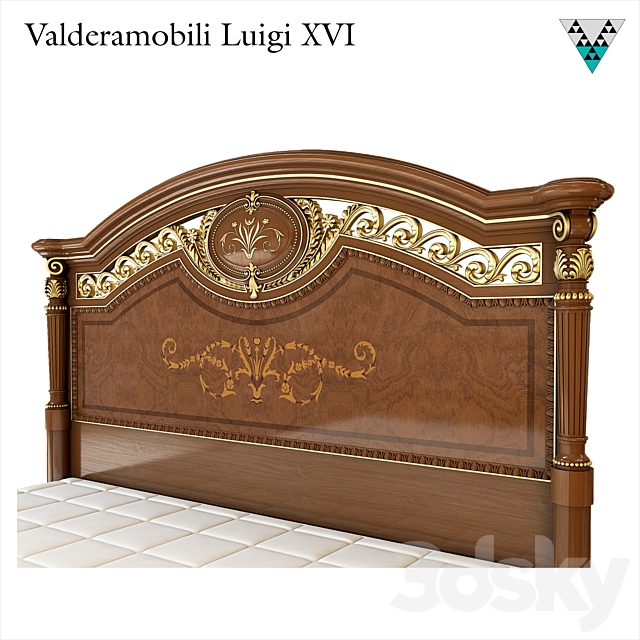 Bed Valderamobili Luigi XVI 3DSMax File - thumbnail 2