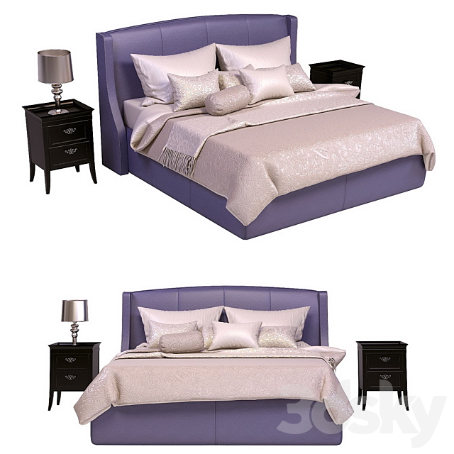 Bed Venice from Estetica 3DSMax File - thumbnail 1