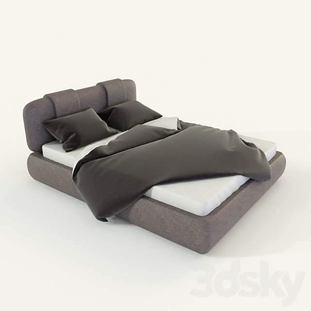 Bed Verona hoff 3DS Max Model - thumbnail 3