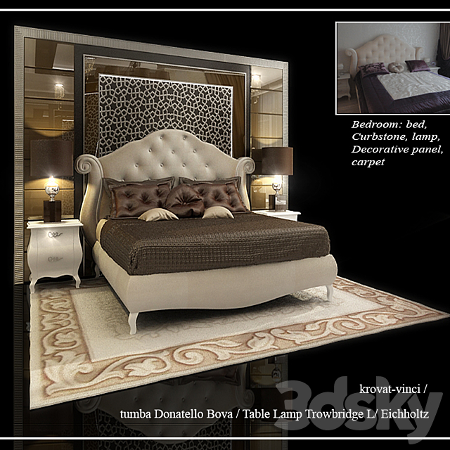 Bed-vinci 3DSMax File - thumbnail 1