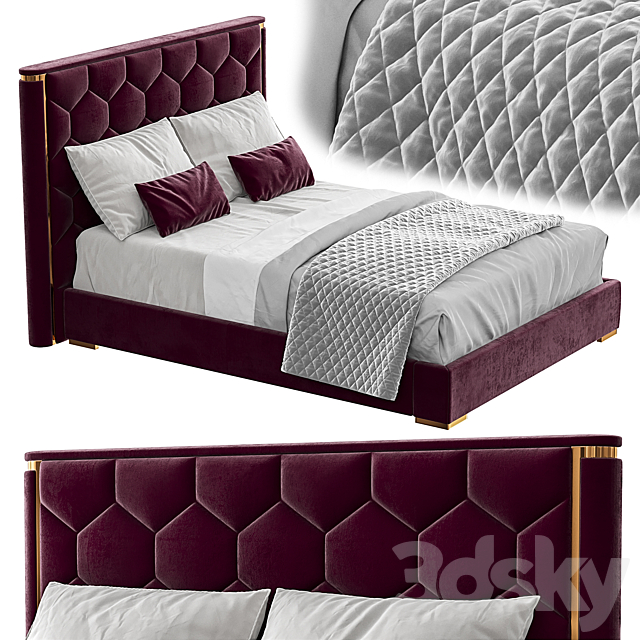 Bed Viola 3DSMax File - thumbnail 1