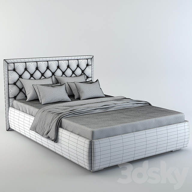 Bed Virginia 3DSMax File - thumbnail 3