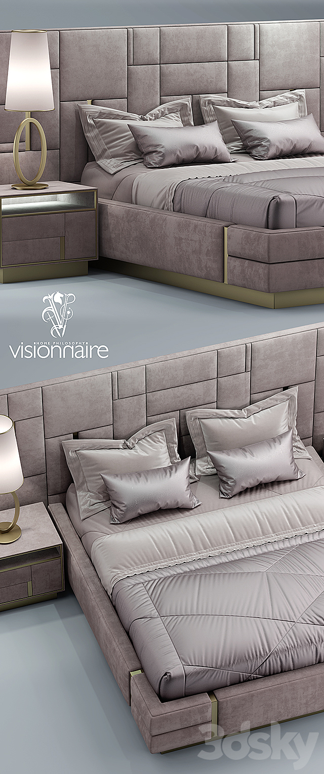 Bed visionnaire Beloved 3DSMax File - thumbnail 2