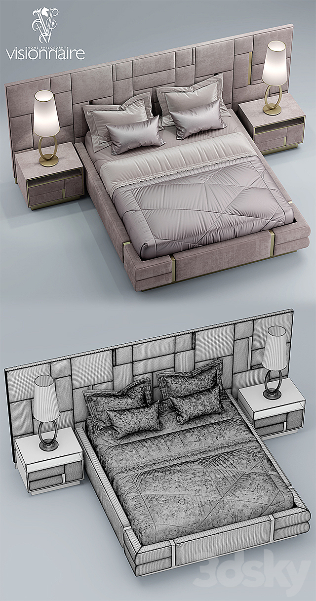 Bed visionnaire Beloved 3DSMax File - thumbnail 3