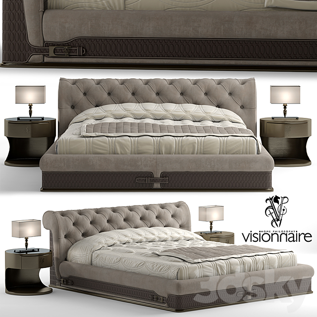 Bed visionnaire chester laurence 3DSMax File - thumbnail 1