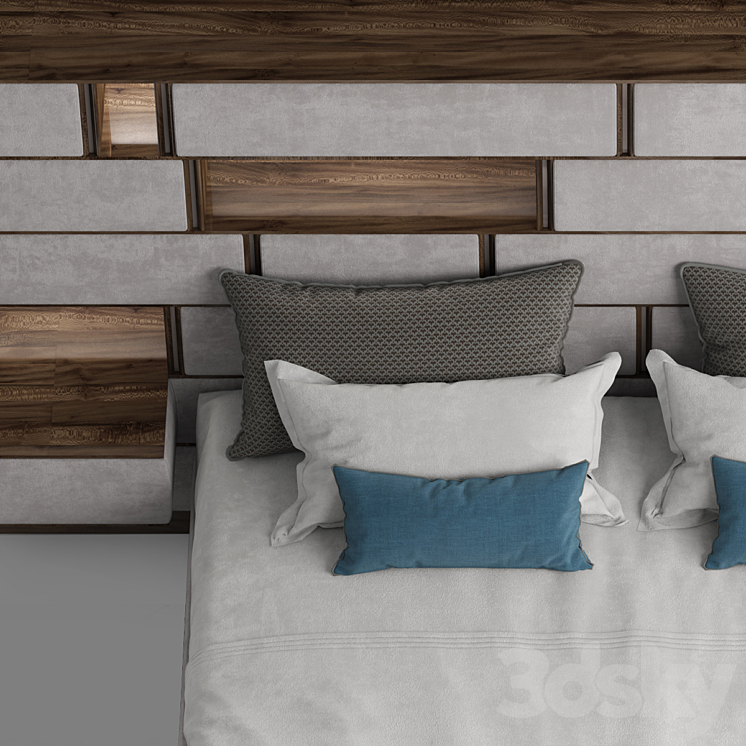 Bed visionnaire emotion 3DS Max - thumbnail 2