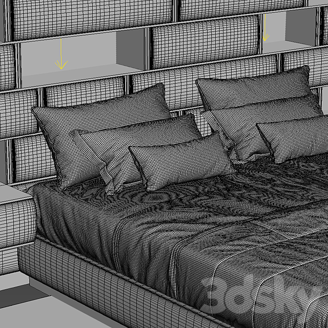 Bed visionnaire emotion 3DSMax File - thumbnail 3