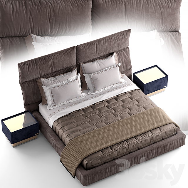 Bed visionnaire Palau Regular 3DSMax File - thumbnail 2