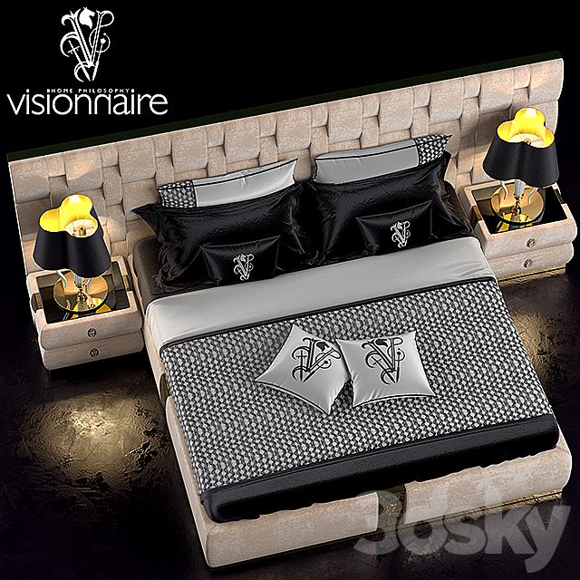 Bed visionnaire perkins 3DSMax File - thumbnail 2