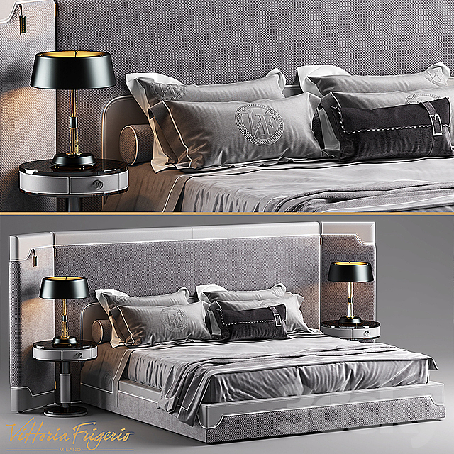 Bed vittoriafrigerio Corio 3DSMax File - thumbnail 1