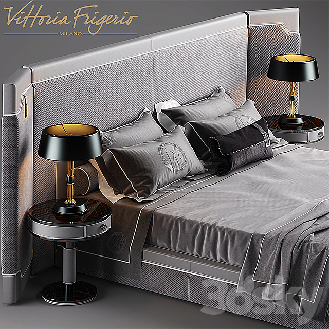 Bed vittoriafrigerio Corio 3DSMax File - thumbnail 2