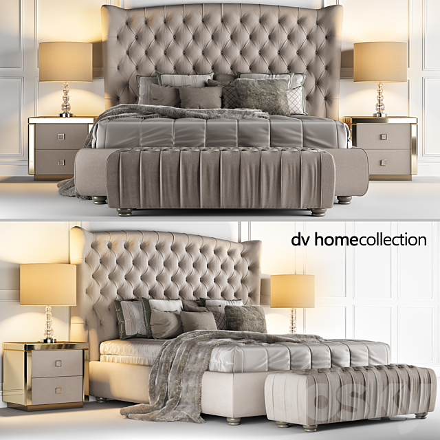 Bed Vogue DVhomecollection 3DSMax File - thumbnail 1