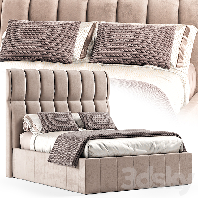 Bed Volpi INES 3DSMax File - thumbnail 1