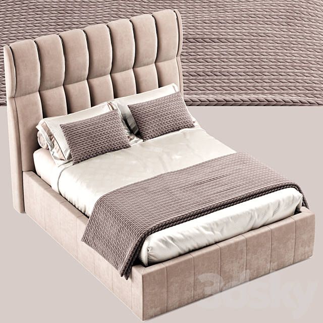 Bed Volpi INES 3DSMax File - thumbnail 3