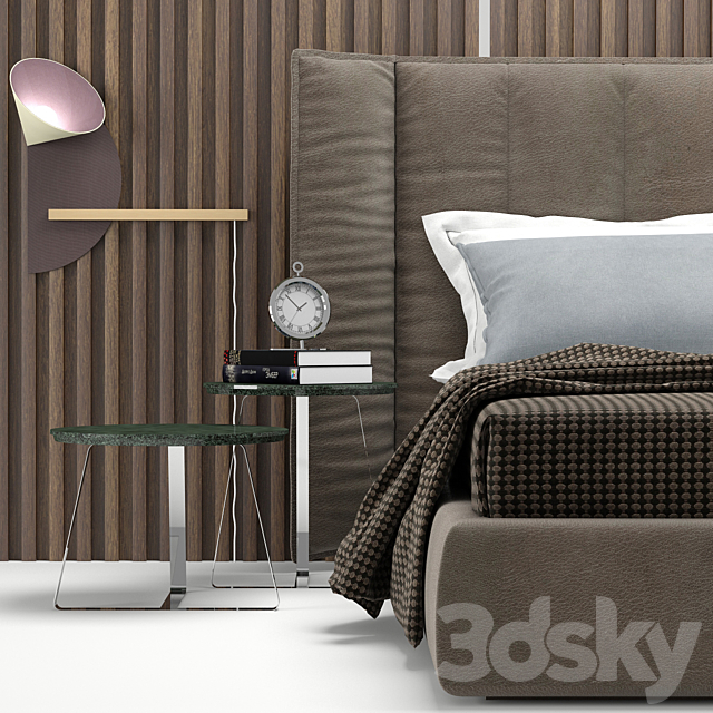 Bed Wind Night. Gamma Arredamenti 3DSMax File - thumbnail 3