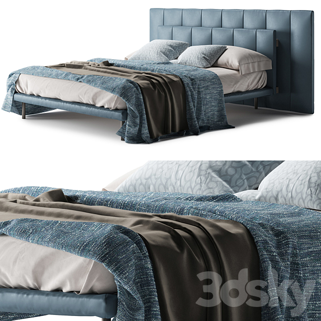 Bed Zanotta Grangala 3DSMax File - thumbnail 1