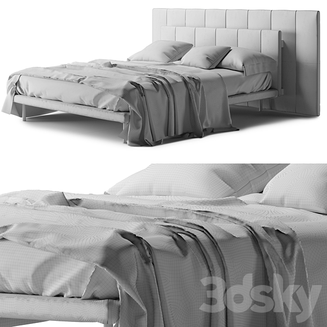 Bed Zanotta Grangala 3DSMax File - thumbnail 3