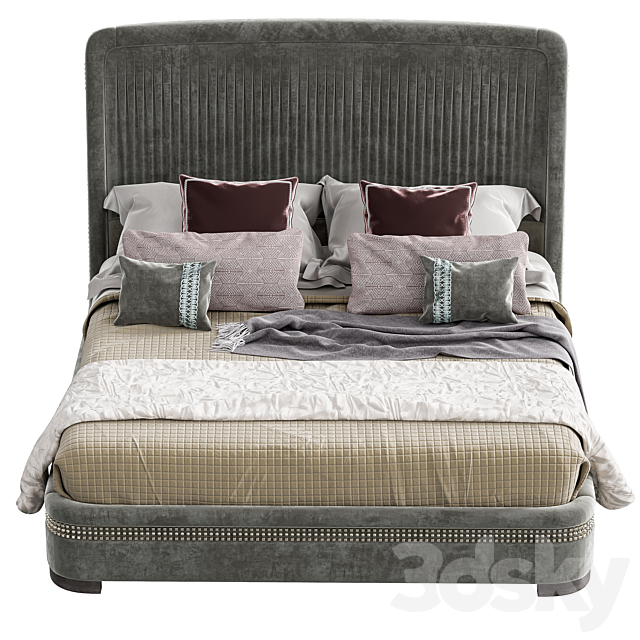 Bed ZONTA PETRA 3DSMax File - thumbnail 2