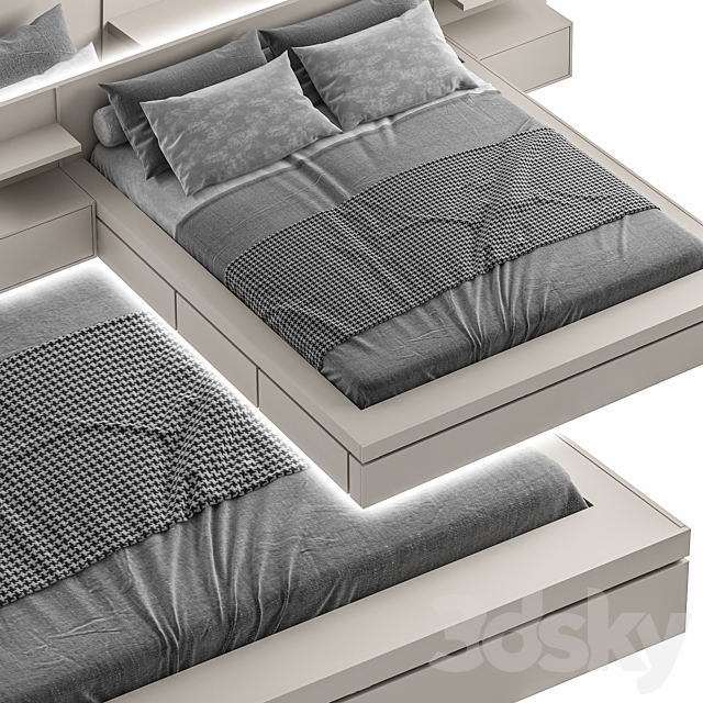 Bed006 3DSMax File - thumbnail 4