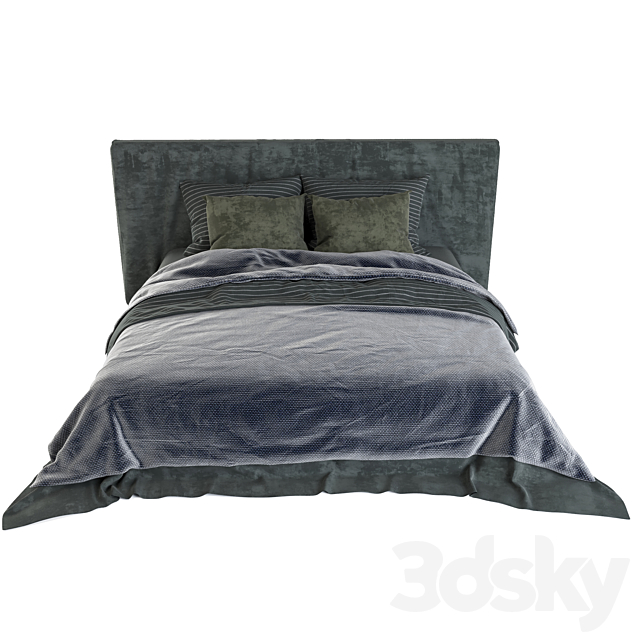 Bed01 3DSMax File - thumbnail 1