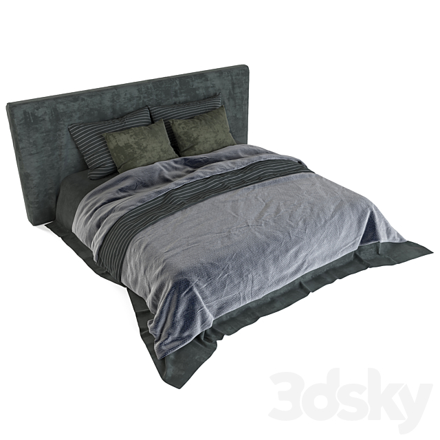 Bed01 3DSMax File - thumbnail 2