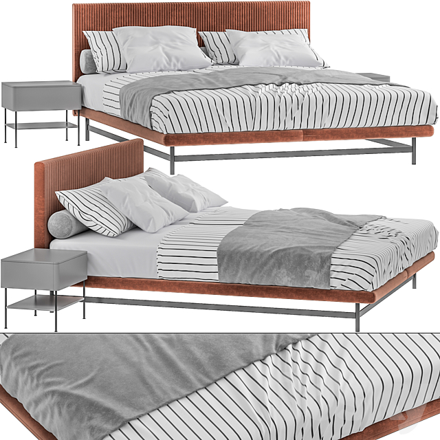 Bed011 3DSMax File - thumbnail 1