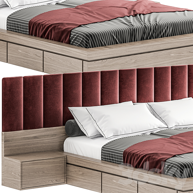 Bed027 3DSMax File - thumbnail 3