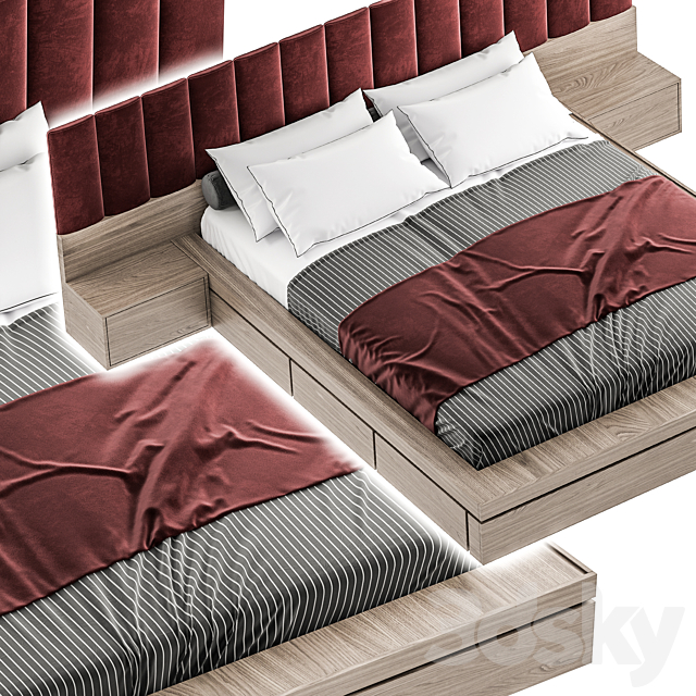 Bed027 3DSMax File - thumbnail 4