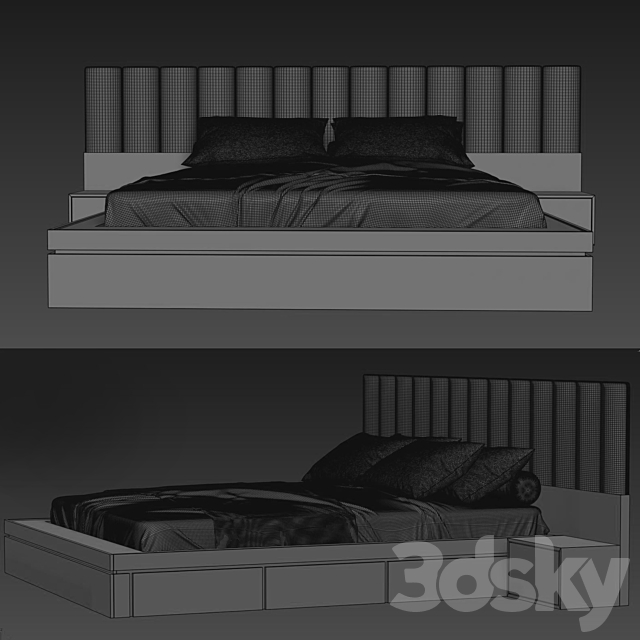 Bed027 3DSMax File - thumbnail 5