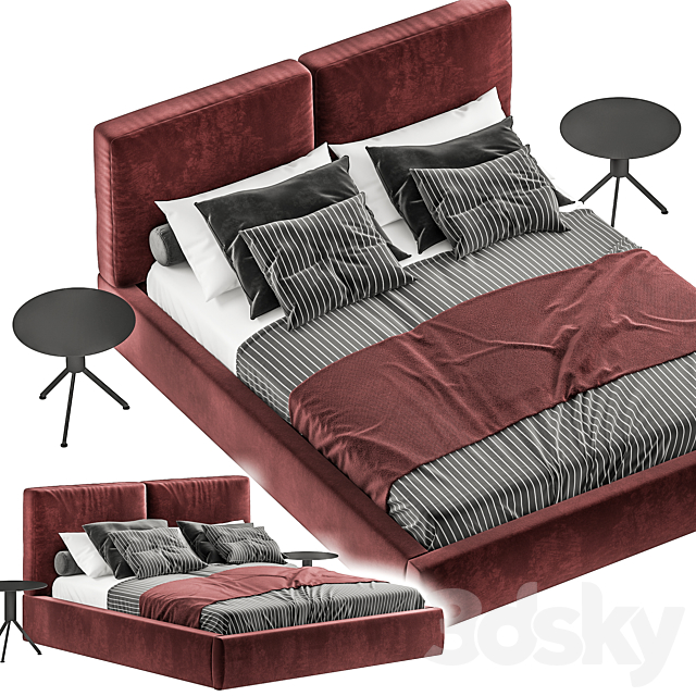 Bed028 3DSMax File - thumbnail 3