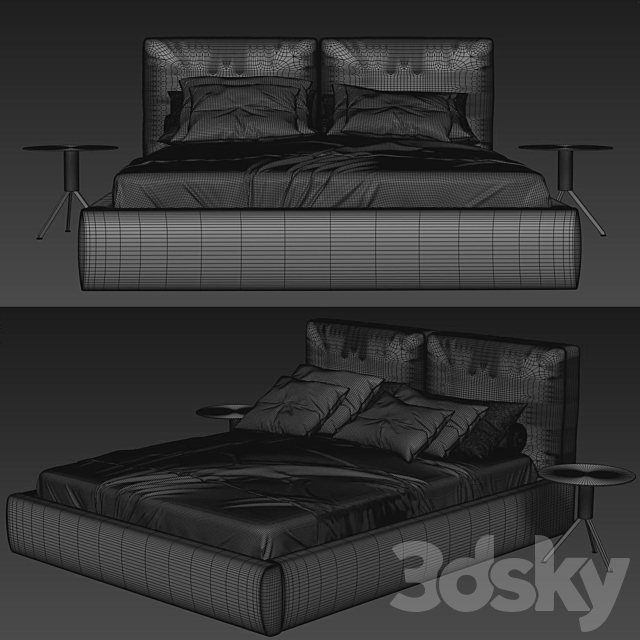 Bed028 3DSMax File - thumbnail 4