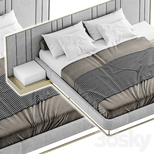 Bed034 3DSMax File - thumbnail 3