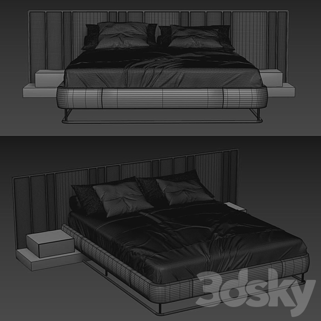 Bed034 3DSMax File - thumbnail 4